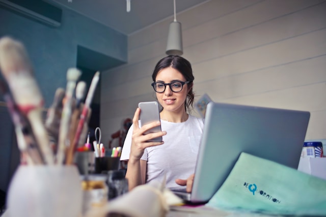 administratie op telefoon doen